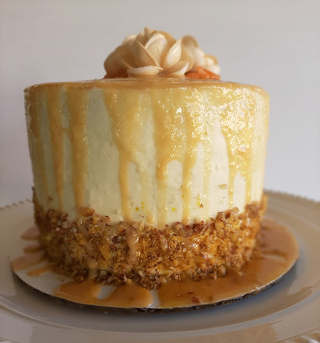Caramel Carrot Cake and Cream Cheese